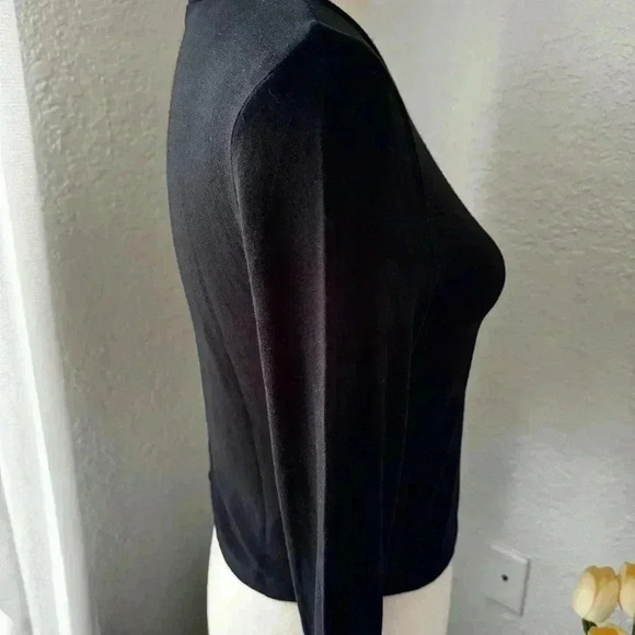 Alice+Olivia Fitted Sweater Long Sleeve Tee - Picture 4 of 9